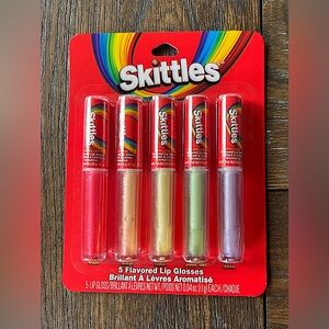 Skittles flavoured lip gloss